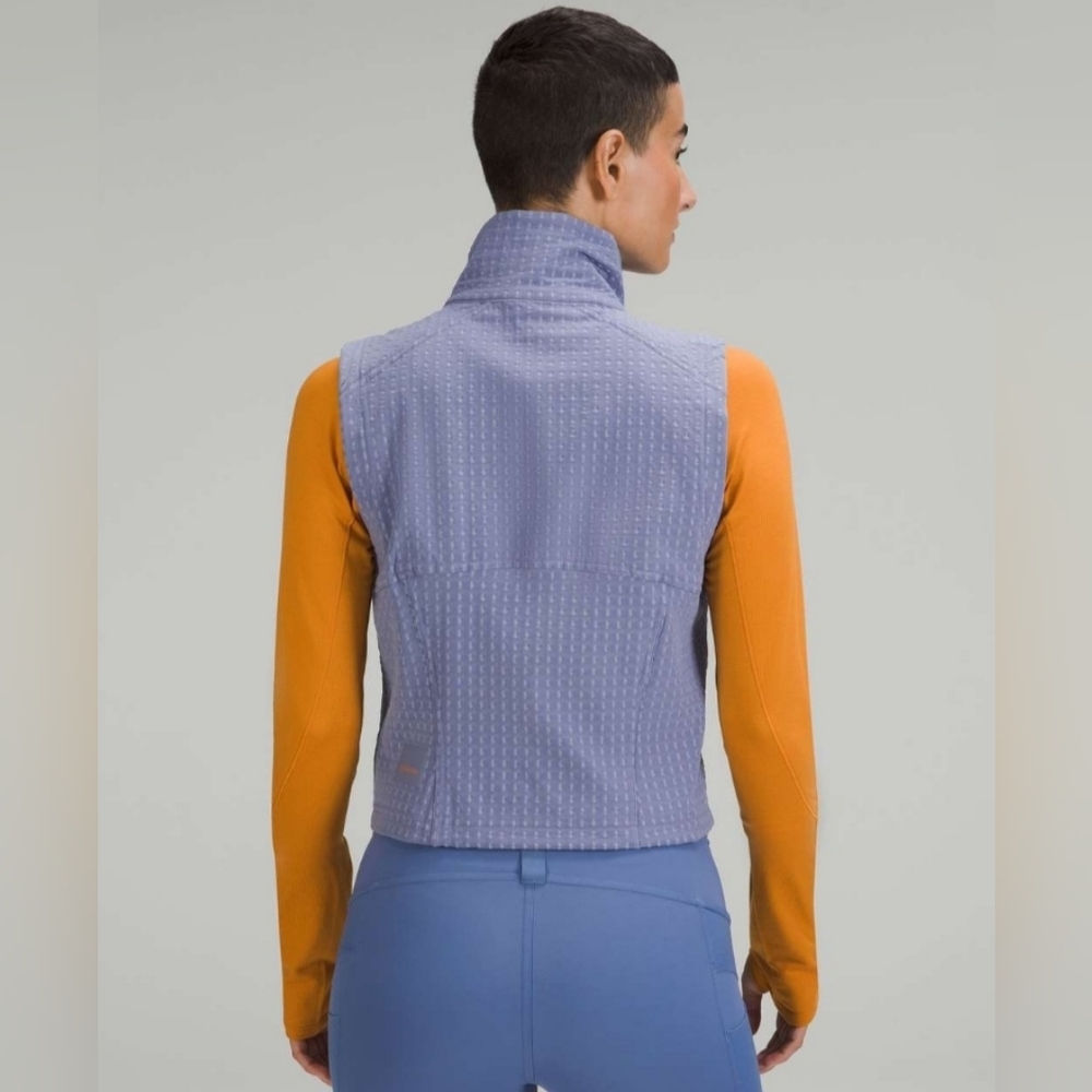 lululemon athletica Lavender Quilted Vest with High Collar - Picture 2 of 15